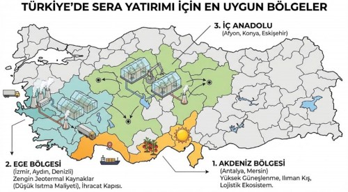 Türkiye’de Sera Yatırımı İçin En Uygun Bölgeler