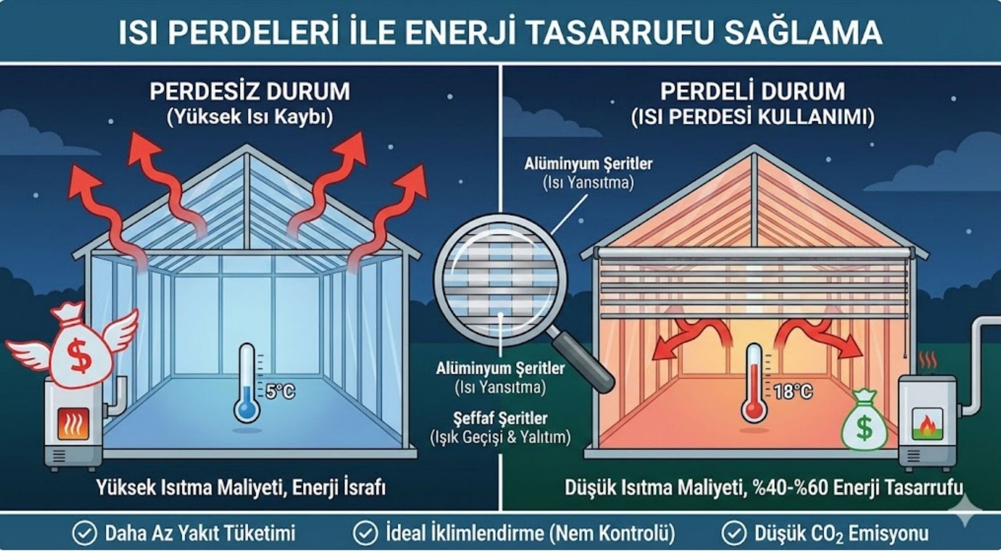  Achieving Energy Savings with Thermal Screens 